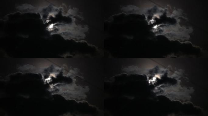 乌云遮月