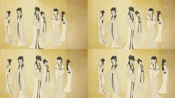 中国风古代二维角色人物-女性篇