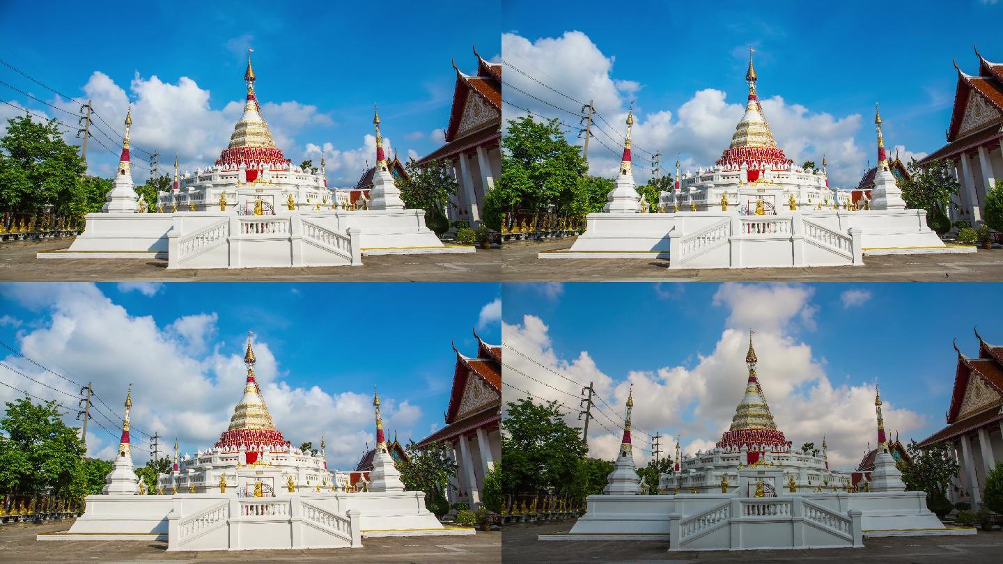 泰国寺庙延时雕塑著名地点寺庙建筑