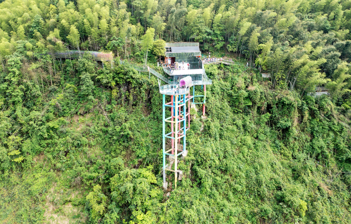 4K航拍浏阳周洛大峡谷天空之境等景观