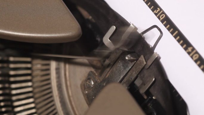 复古打字机宏剪辑零件机械设备