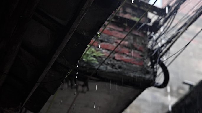 谷雨立春屋檐雨滴滴水