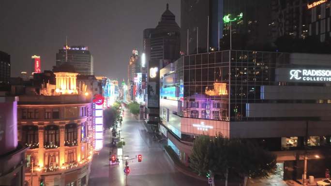 2022年5月上海封控的南京东路夜景合集