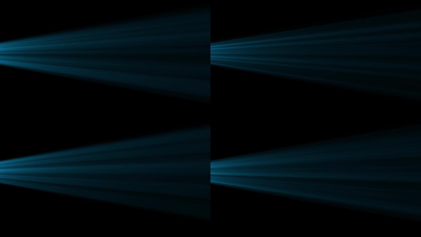 4K角光丁达尔光-无缝循环带透明通道
