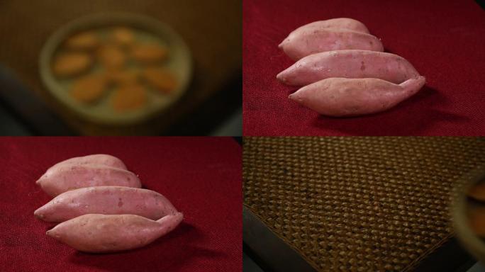 【镜头合集】加工红薯菜蔬  (2)