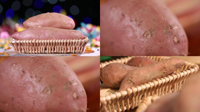 【镜头合集】地瓜红薯白薯上的黑斑疤痕