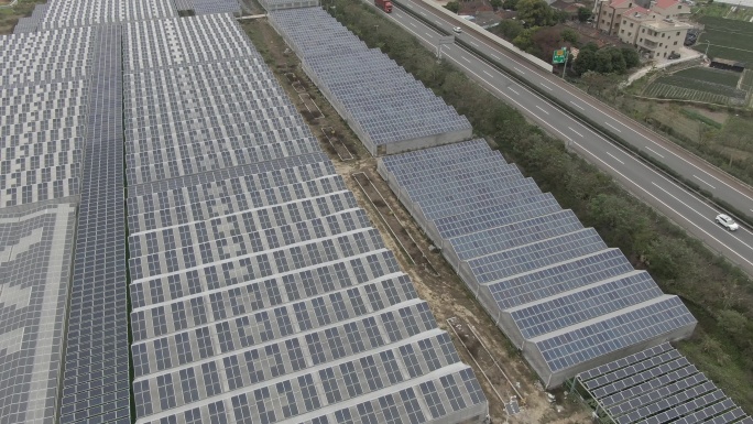城市太阳能电站节能新能源清洁能源