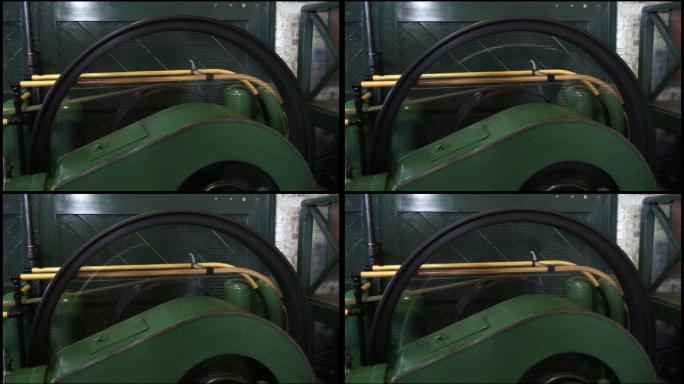 （HD1080）绿色飞轮旋转