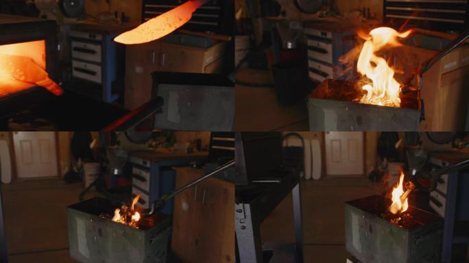 自制刀具锻造淬火打造道具