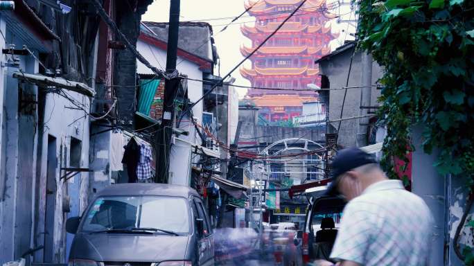 老城区市井烟火气息延时