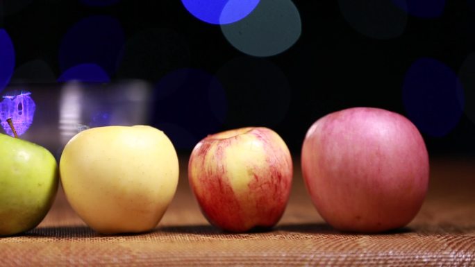 【镜头合集】各种颜色的苹果  (2)