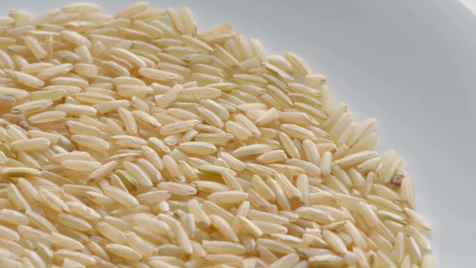 长粒白米有机绿色展示生态自然