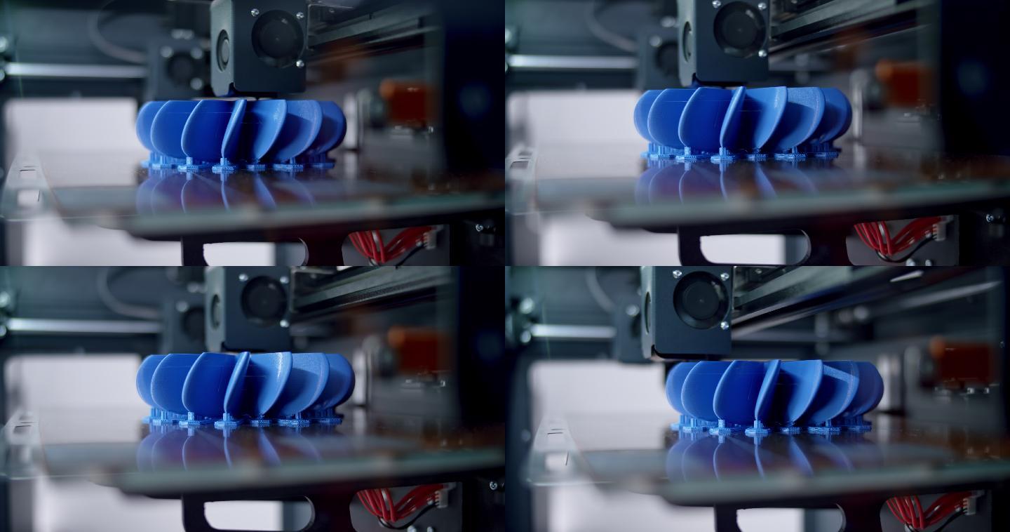 构建风扇螺旋桨的3D打印机
