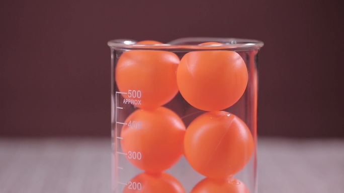 【镜头合集】氨基酸蛋白质分子乒乓球演示
