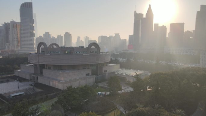 上海博物馆航拍
