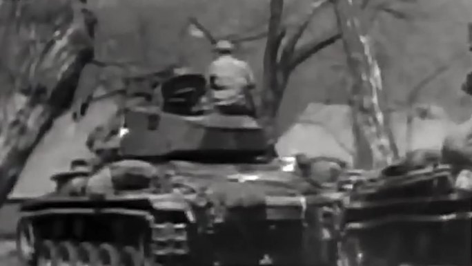 50年代志愿军战胜坦克营