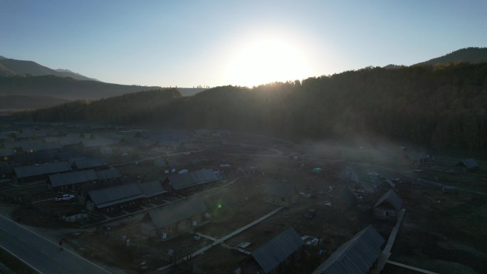 新疆阿勒泰禾木秋景