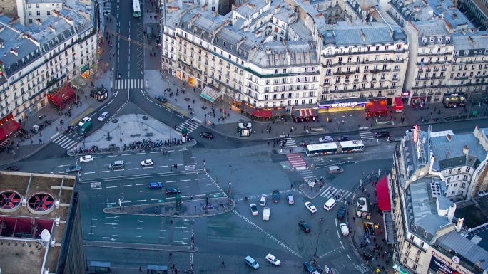 俯瞰巴黎办公商务中心