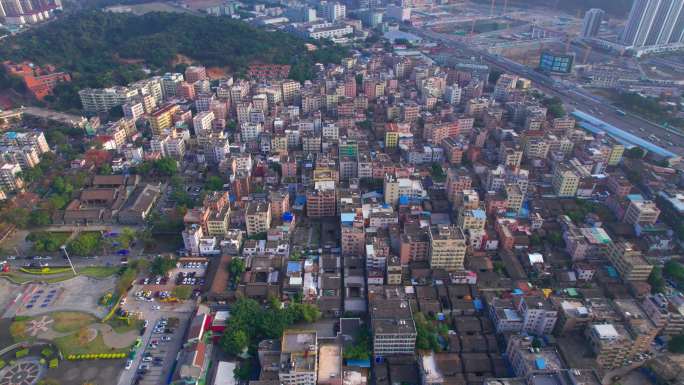 北山旧村新旧建筑城市改造进化