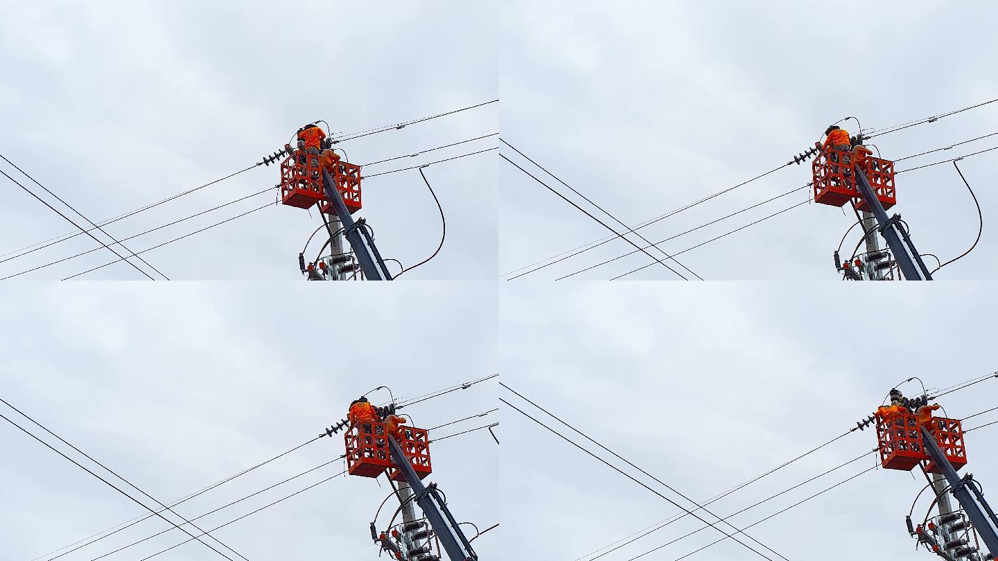 电力线工人国家电网高压检修