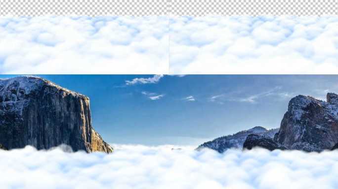 【Alpha通道】云雾云海视频素材