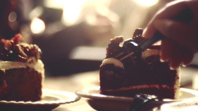 美味蛋糕与生活方式