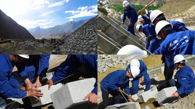 施工现场 基础建设 铁路修建 川藏铁路