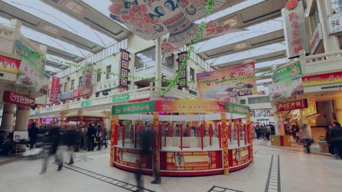 天津南市食品街延时