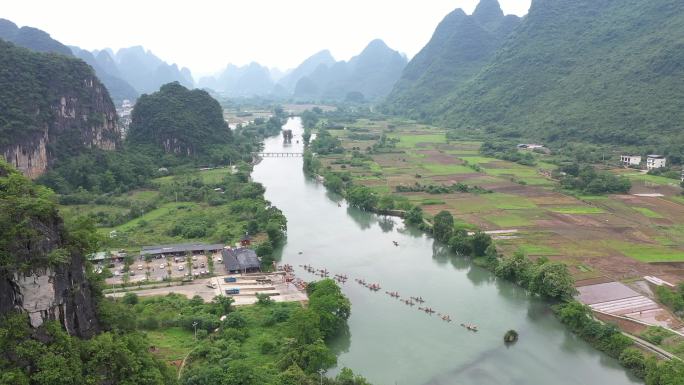 桂林遇龙河风光