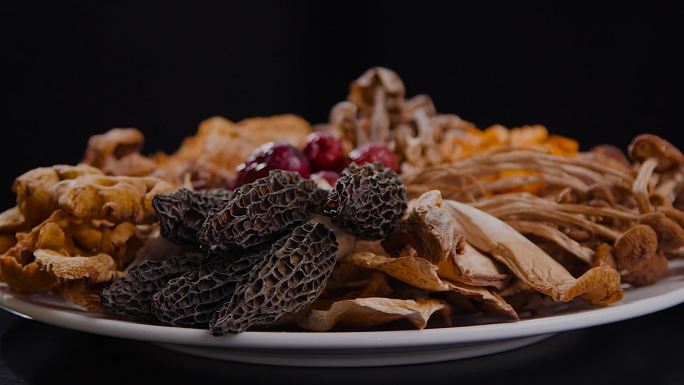 七彩菌菇食材