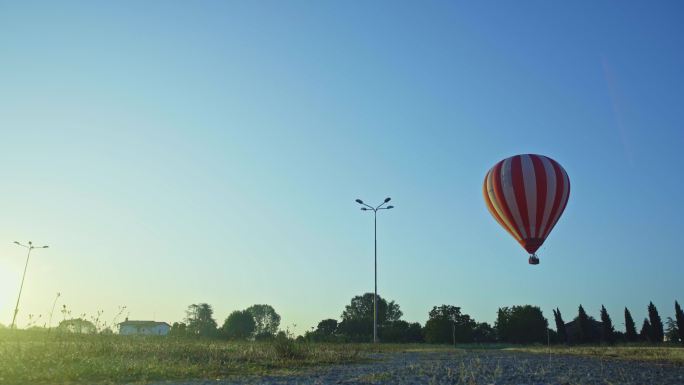 【4K原创】热气球升空