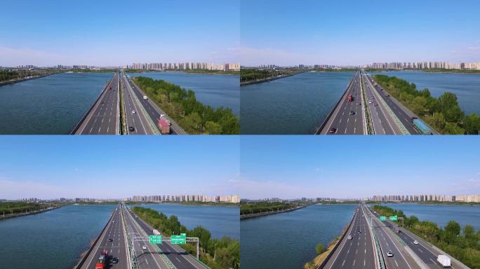 高速 桥 交通 城市 航拍 道路 高清