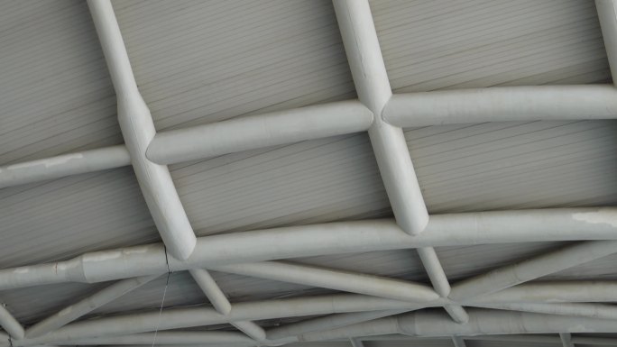 现代建筑设计钢铁结构屋顶顶棚 (4)