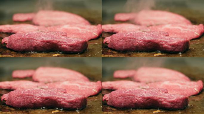 神户牛肉铁板烧日本烤肉，日本食品，兵库，日本