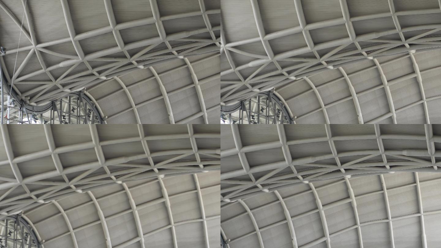 现代建筑设计钢铁结构屋顶顶棚 (5)