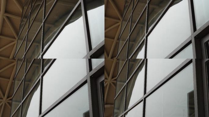 现代建筑设计玻璃墙面钢铁结构 (1)
