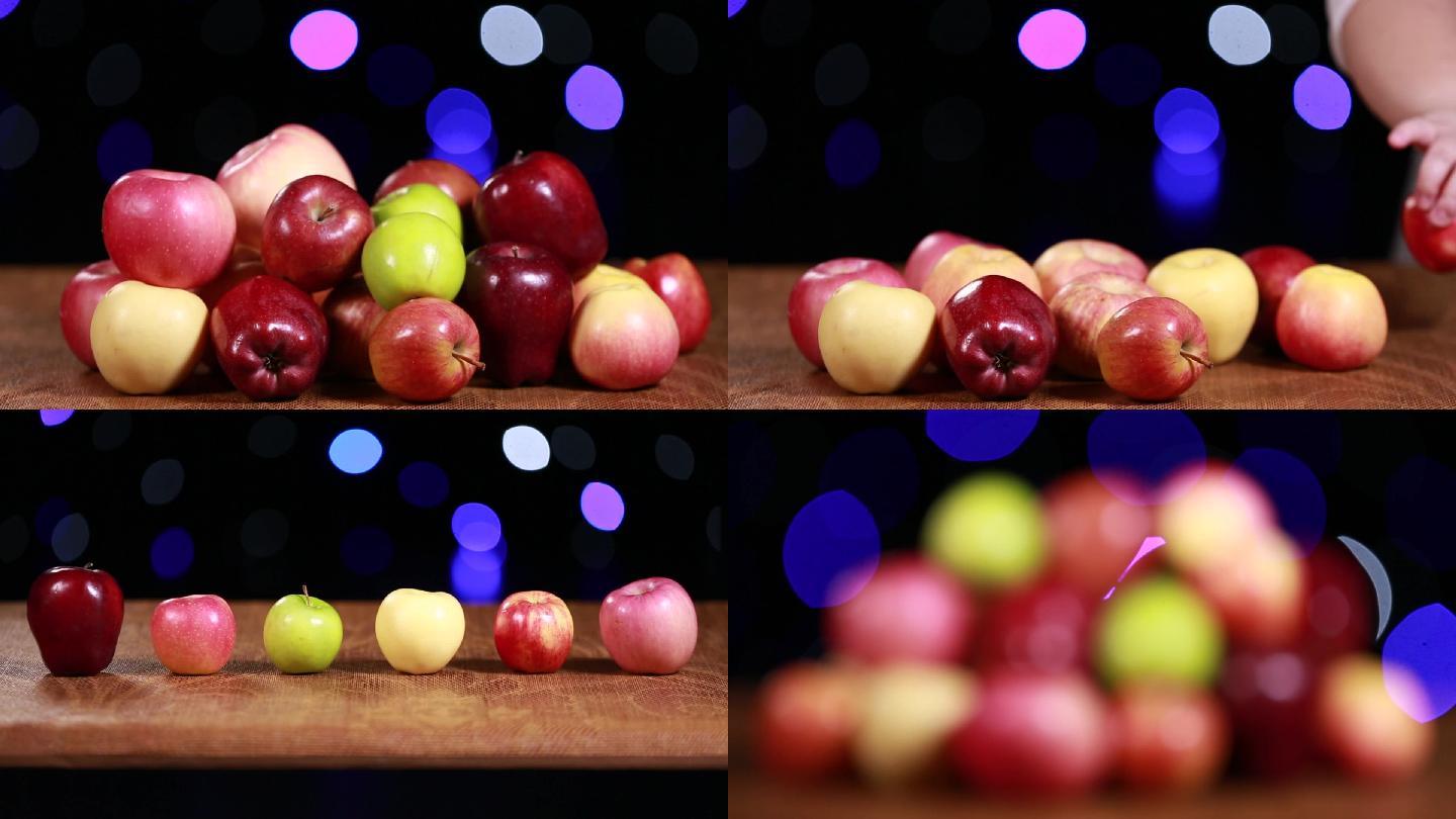 【镜头合集】五颜六色的各种苹果