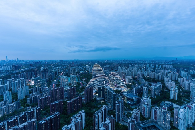 北京望京SOHO城市延时摄影