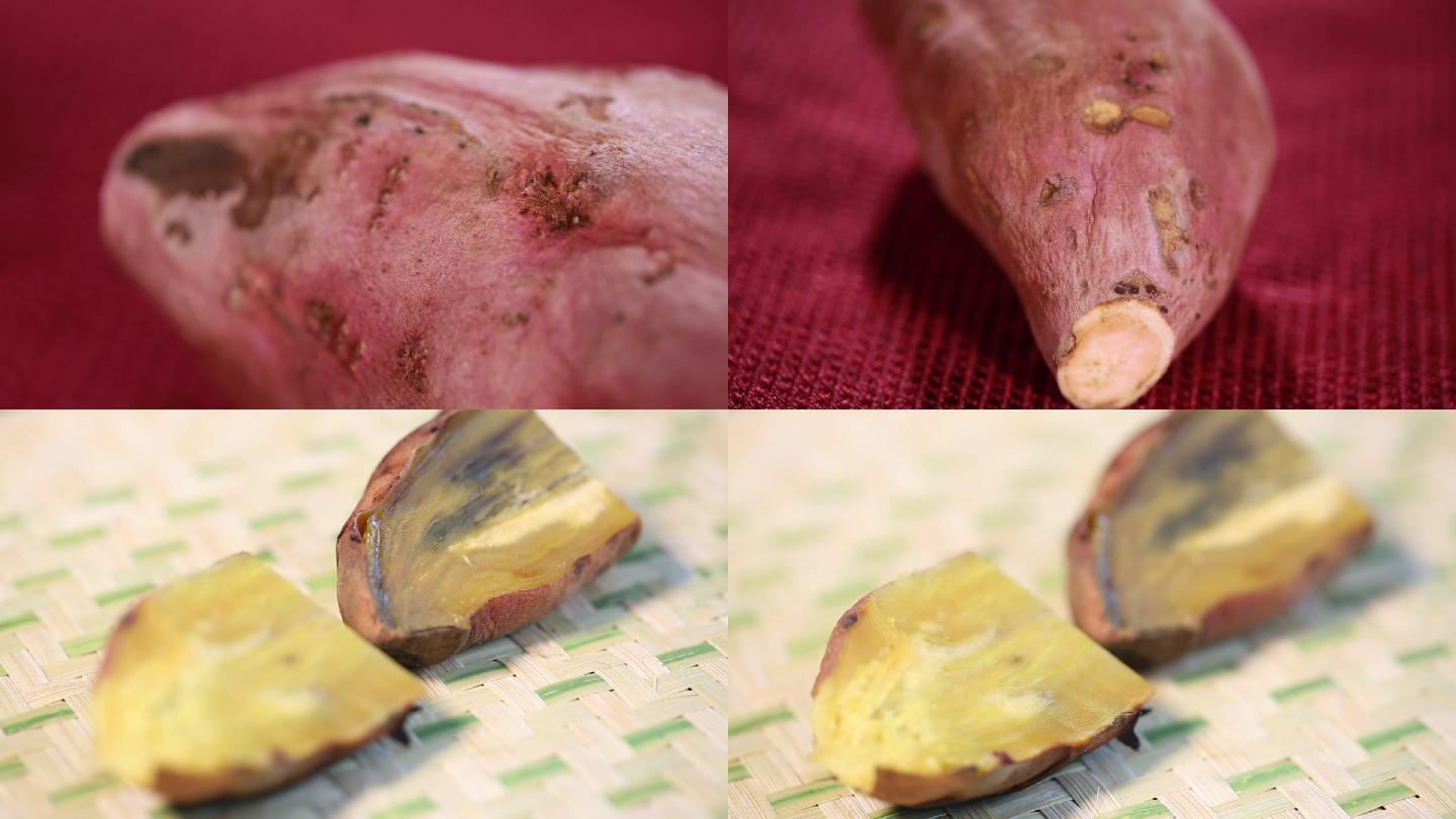 【镜头合集】长黑斑的腐烂红薯  (2)
