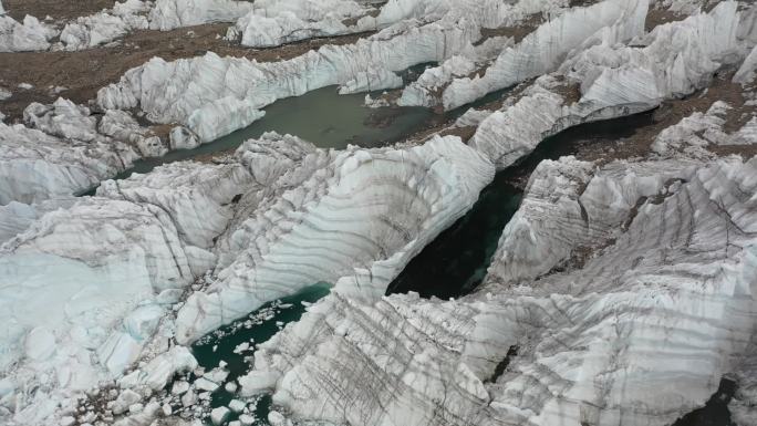 原创 西藏洛扎县岗布40冰川自然风光航拍