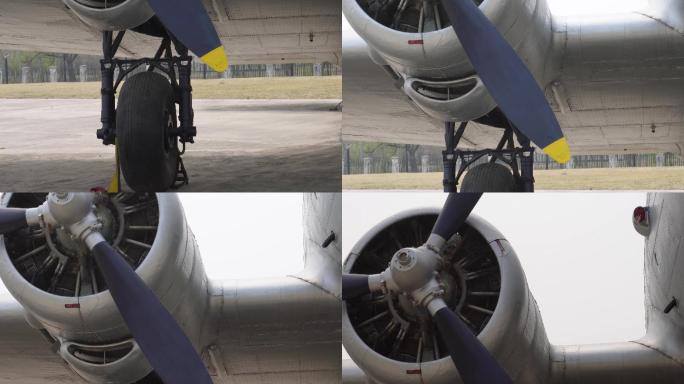 涡轮飞机螺旋桨停机坪机场 (4)