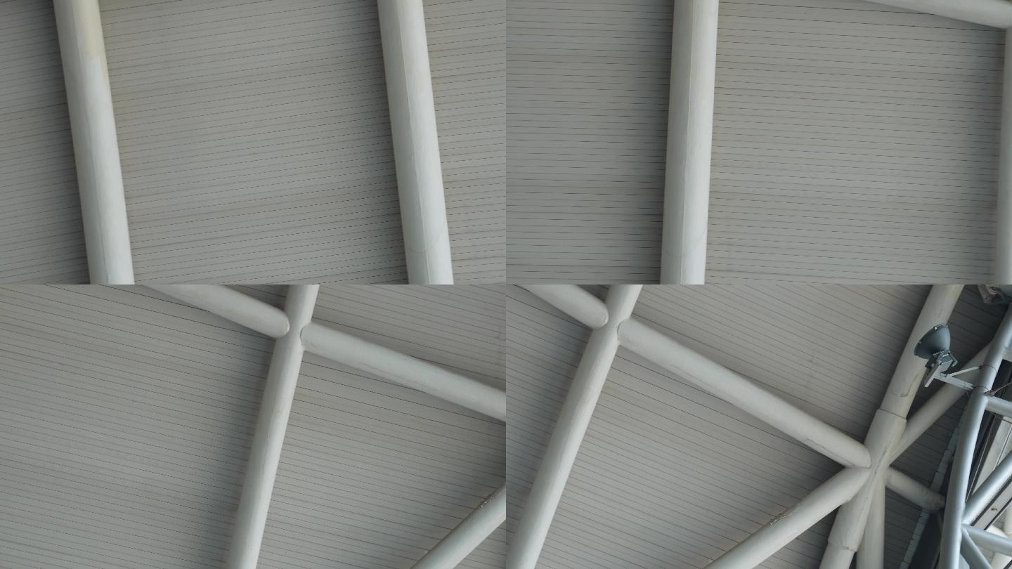 现代建筑设计钢铁结构屋顶顶棚 (6)