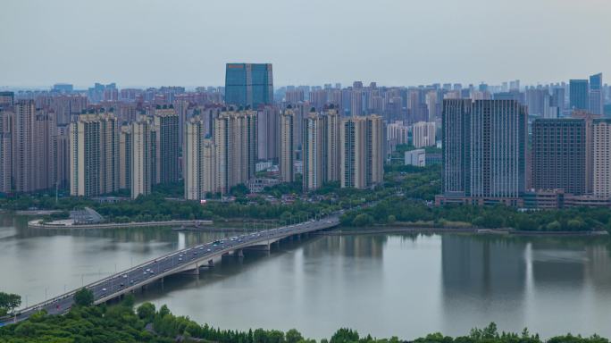 安徽省蚌埠市龙子湖大桥延时4k