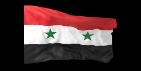 叙利亚  叙利亚国旗 Alpha通道视频素材