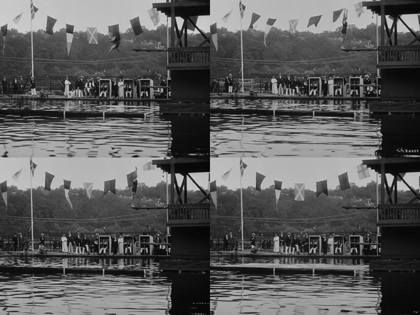 百年前运动赛事 跳水比赛