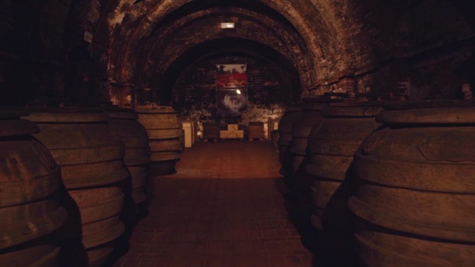 【4K原创】意大利城堡地窖葡萄酒窖6