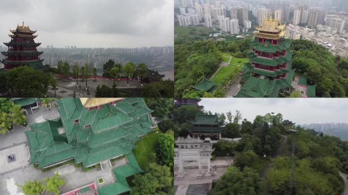 重庆江北鸿恩寺航拍风光