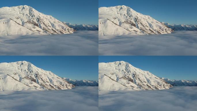 阿勒泰禾木冬季雪景云海