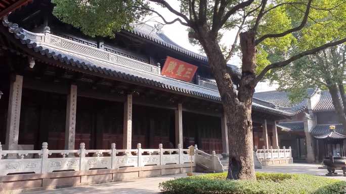 4K宁波七塔寺与佛学图书馆