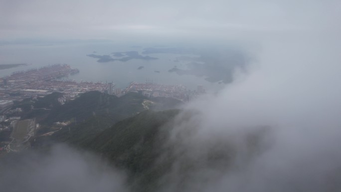 【正版素材】深圳盐田区全景